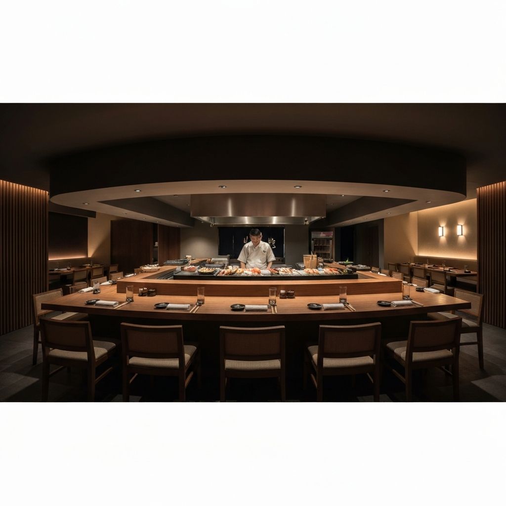 Interior do restaurante MAREMOTO Sushi Bar